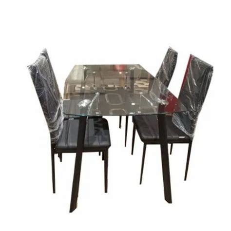 seater glass dining table  homehotels rs  set titagarh