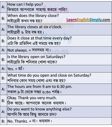 conversation part  learn english simply