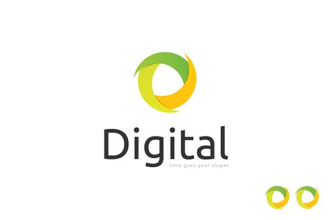 digital logo nex logo templates creative market