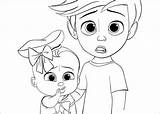 Coloring Baby Boss Pages Do Kolorowanki Druku Kids Rządzi Dzieciak Bajki Print Online Wybierz Tablicę Cartoon Bebe sketch template