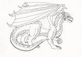 Dragonheart sketch template