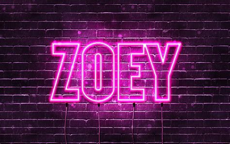 zoey  names female names zoey  purple