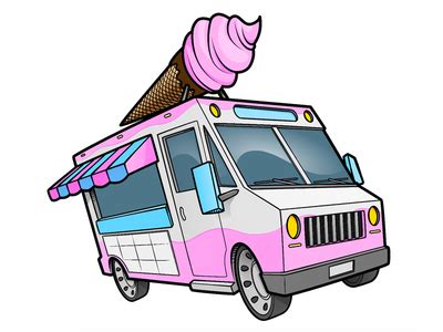 ice cream truck color  tim hicks dribbble