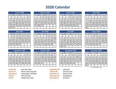 calendar   federal holidays wikidatesorg