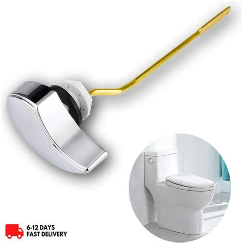 chrome toilet tank flush lever handle powerdelux universal side mount toilet handle replacement