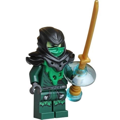 lego ninjago minifigure lloyd ghost evil possessed  gold weapon