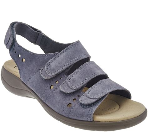 clarks leather  triple strap sandals saylie whitman page