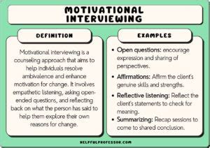 motivational interviewing questions examples