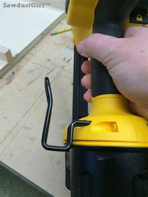 Cordless DeWalt Nail Gun - 18 Volt Finish Nailer - Sawdust
