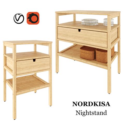 nordkisa nightstand  model cgtrader