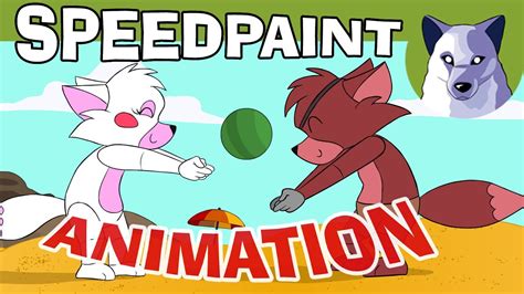 foxy and mangle fnaf animation watch me animate [tony crynight] youtube