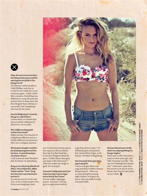 Heather Graham Maxim Magazine India January 2014 Issue