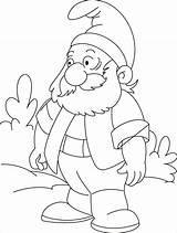Gnome Coloring Pages Gnomes Printable Garden Kids Lost Him Could Way Help His Template Color Popular Getcolorings Coloringhome sketch template