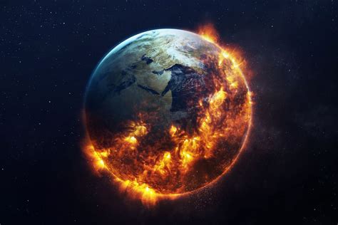 burning earth earth  fire   world burn global warming