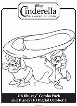 Cinderella Coloring Mice Slipper Pages Carrying Printable Disney Pinned Activity Site Directly Mouse Thigh Piece Sheknows Printables Characters Books Color sketch template