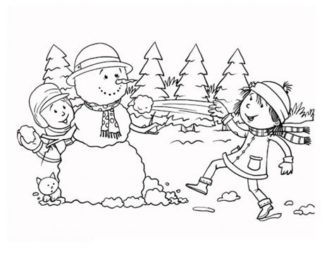 winter coloring book pages book  kids