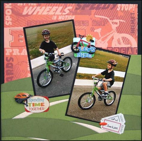 Let’s Ride Layout By Jolene Johnston With Images