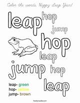 Coloring Words Color Leap Happy Year Cursive Favorites Login Add sketch template