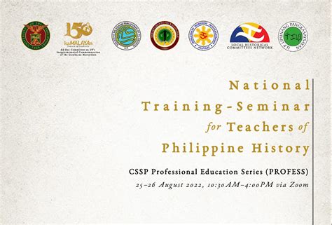 national training seminar  teachers  philippine history