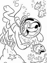 Coloring Pages Disney Beach Getcolorings Swimming Printable sketch template