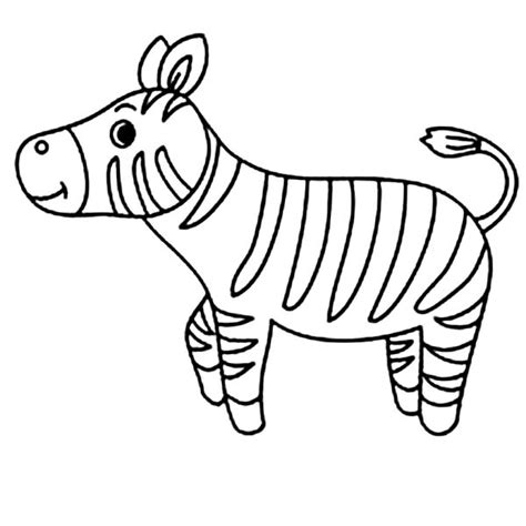 cute  zebra coloring page  print  coloring