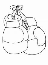 Boxing Gloves Coloring Pages Categories sketch template