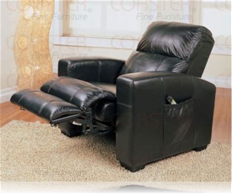 massage black recliner chair leather recliner recliners coaster