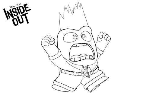 anger    drawing sketch coloring page
