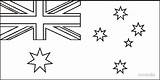 Flag Australia Coloring Australian Flags Colouring Pages Colour Book Drawings Australasia South Pacific Easy Territories States Printable Medium Large Kids sketch template