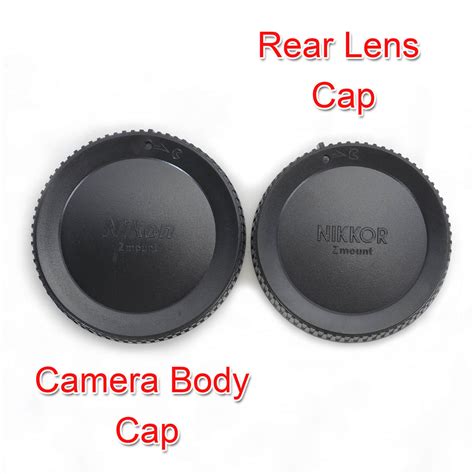 camera body cap and rear lens cap for nikon z7 z6 z50 camera body