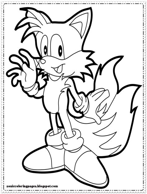 sonic  hedgehog printable coloring pages