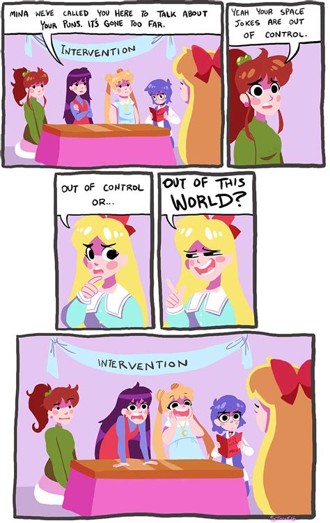 check out these “punny” sailor moon comics for a quick giggle geek