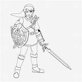 Coloring Sword Master Pages Legend Zelda Link Erica Nicepng sketch template