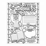 Kindness Color Coloring Pages Sunday School Posters Activities Key Samaritan Good Acts Own Bible Craft Crafts Church Showing Lessons Orientaltrading sketch template