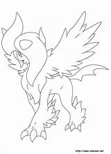 Absol Disegni Coloriez Sketchite Pokémon Legendary Evolutions Coloriages sketch template