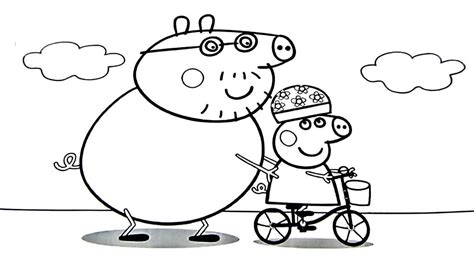 peppa pig coloring pages nutder
