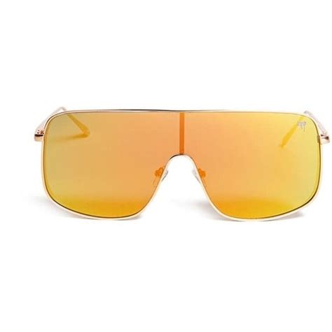 forever21 melt mirrored shield sunglasses 28 liked on polyvore