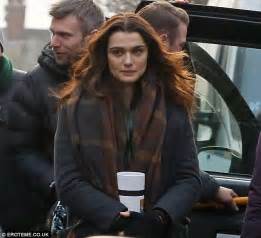 rachel weisz dons chic overcoat as she films disobedience daily mail