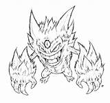 Pokemon Coloring Pages Mega Gengar Coloriage Colouring Printable Draw Print Color Inks Getcolorings Getdrawings Sketch sketch template