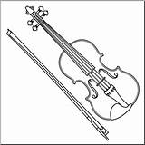 Violin Coloring Clip Getcolorings Printable Color Pages sketch template