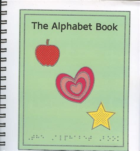 alphabet book  interactive song book tactile vision graphics