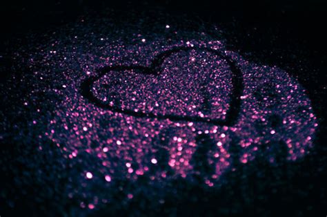 Glitter Heart Love Pink Image 676962 On