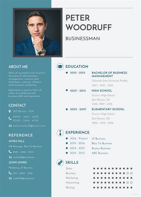 pages resume cv templates