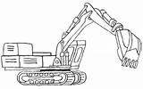 Construction Pages Coloring Coloring4free Trucks Excavator Related Posts sketch template