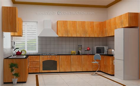 evens construction pvt  modern kitchen interior  kerala houses