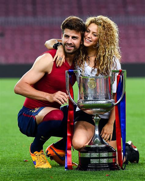 shakira can t keep her hands off gerard piqué after his big soccer win