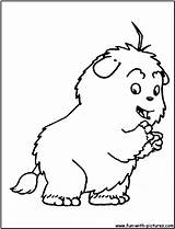 Humf Coloring Cartoon Pages Fun Colouring sketch template