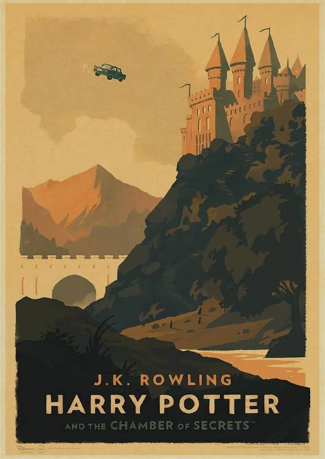 buy wall poster vintage poster harry potter hogwarts express diagon alley