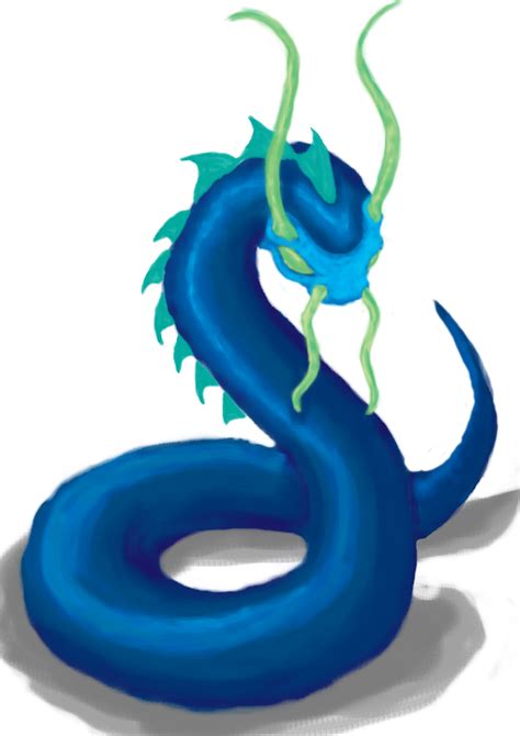 water serpent dragon   sneakyspheal  deviantart