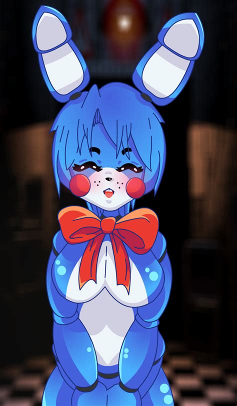 Toy Bonnie Five Nights At Freddys 2 Anime Style By